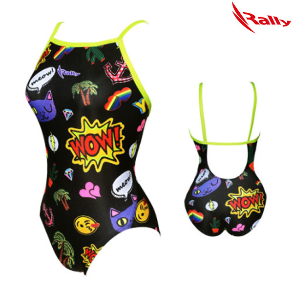 HSLA760-NGN 랠리 RALLY 여성 탄탄이 원피스 수영복